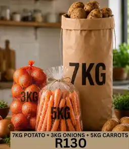 Take 'n Pay Potato + Onions + Carrots offer