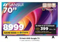 HiFi Corp SANSUI 70" offer