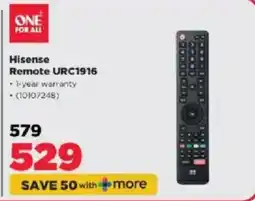 HiFi Corp Hisense Remote URC1916 offer