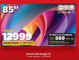 HiFi Corp 85-inch UHD Google TV offer