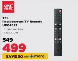 HiFi Corp TCL Replacement TV Remote offer