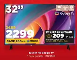 HiFi Corp 32-inch HD Google TV offer