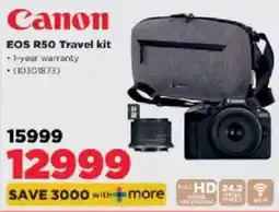 HiFi Corp Canon EOS R50 Travel kit offer