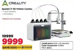 HiFi Corp CREALITY SparkX i7 3D Printer Combo offer