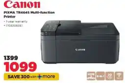 HiFi Corp Canon PIXMA TR4645 Multi-function Printer offer