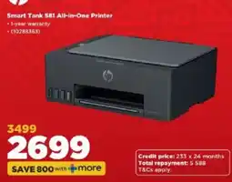 HiFi Corp Smart Tank 581 All-in-One Printer offer
