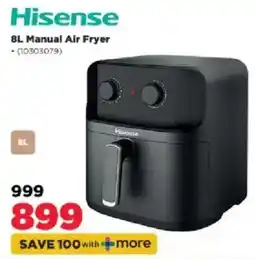 HiFi Corp Hisense 8L Manual Air Fryer offer