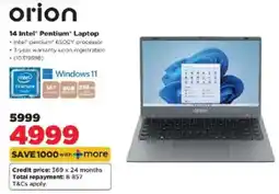 HiFi Corp Orion 14 Intel Pentium Laptop offer