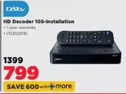HiFi Corp DStv HD Decoder 10S offer