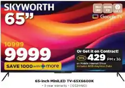 HiFi Corp SKYWORTH 65-inch MiniLED TV-65X6600K offer