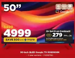 HiFi Corp 50-inch QLED Google TV-50Q5600K offer