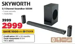 HiFi Corp SKYWORTH 5.1 Channel Soundbar SS586 offer