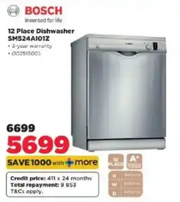 HiFi Corp BOSCH 12 Place Dishwasher offer