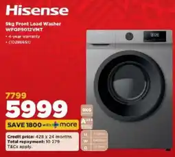 HiFi Corp Hisense 9kg Front Load Washer offer