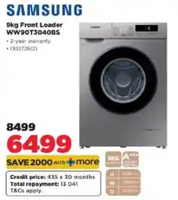 HiFi Corp Samsung 9kg Front Loader offer