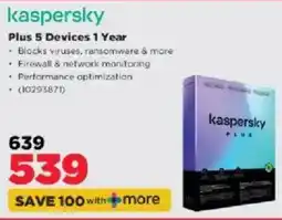 HiFi Corp Kaspersky Plus offer