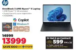 HiFi Corp HP OmniBook 3 AMD Ryzen 5 Laptop offer