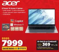 HiFi Corp Acer ETbook 15 Ryzen 5 laptop offer