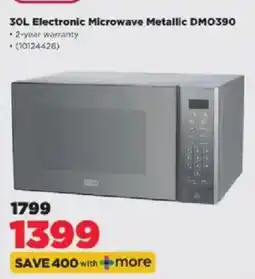 HiFi Corp 30L Electronic Microwave Metallic DMO390 offer