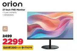 HiFi Corp Orion 27-inch FHD Monitor offer