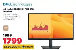 HiFi Corp Dell Technologies 22-inch SE2225HM FHD IPS Monitor offer