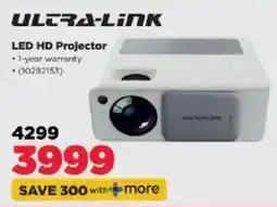 HiFi Corp ULTRA-LINK LED HD Projector offer