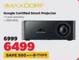 HiFi Corp MAXDORF Google Certified Smart Projector offer