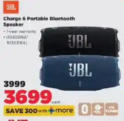 HiFi Corp JBL Charge 6 Portable Bluetooth Speaker offer