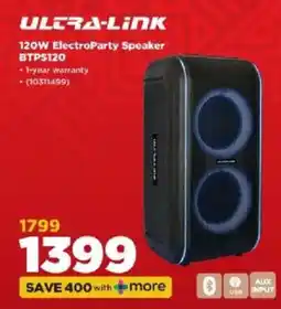 HiFi Corp ULTRA-LINK 120W ElectroParty Speaker offer