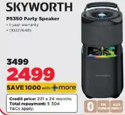 HiFi Corp SKYWORTH PS350 Party Speaker offer