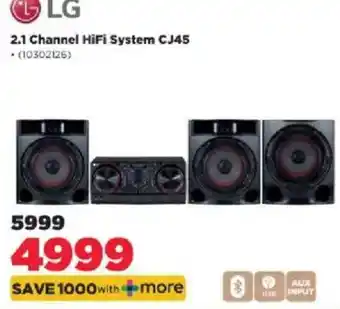 LG 2.1 Channel HiFi System CJ45