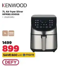 HiFi Corp KENWOOD 7L Air fryer Silver offer
