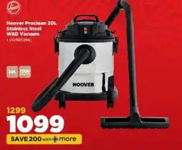 HiFi Corp Hoover Proclean 20L Stainless Steel W&D Vacuum offer