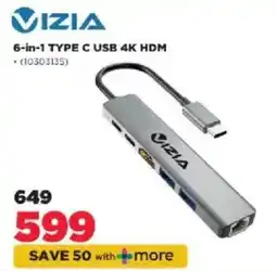 HiFi Corp VIZIA 6-in-1 TYPE C USB 4K HDMI offer