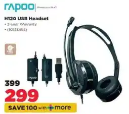 HiFi Corp Rapoo H120 USB Headset offer