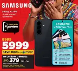 HiFi Corp Samsung Galaxy A27 5G offer