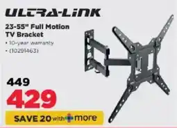 HiFi Corp ULTRA-LINK 23-55" Full Motion TV Bracket offer