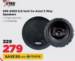 HiFi Corp Star Sound SSS-6602 6.5-inch Co-Axial 3 Way Speakers offer