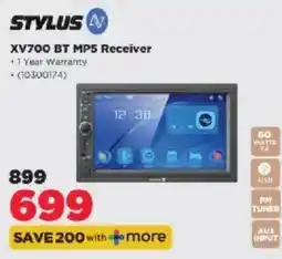 HiFi Corp STYLUS XV700 BT MP5 Receiver offer