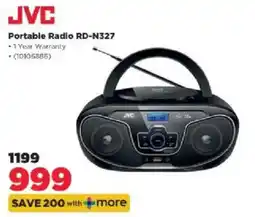 HiFi Corp JVC Portable Radio RD-N327 offer