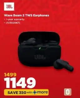 HiFi Corp JBL Wave Beam 2 TWS Earphones offer