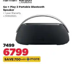 HiFi Corp Harman Kardon Go + Play 3 Portable Bluetooth Speaker offer