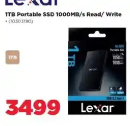 HiFi Corp Lexar 1TB Portable SSD offer
