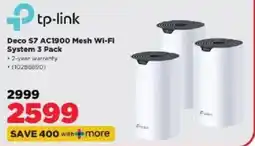 HiFi Corp tp-link Deco S7 AC1900 Mesh Wi-Fi System 3 Pack offer