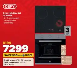 HiFi Corp DEFY Oven Hob Box Set DCB866E offer
