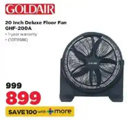 HiFi Corp GOLDAIR 20 Inch Deluxe Floor Fan offer