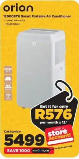 HiFi Corp Orion 12000BTU Smart Portable Air Conditioner offer