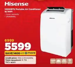 HiFi Corp Hisense 12000BTU Portable Air Conditioner offer
