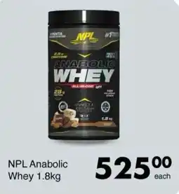 Save NPL Anabolic Whey offer