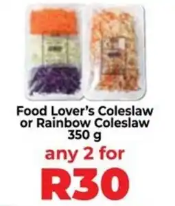 Food Lover's Market Food Lover's Coleslaw or Rainbow Coleslaw offer